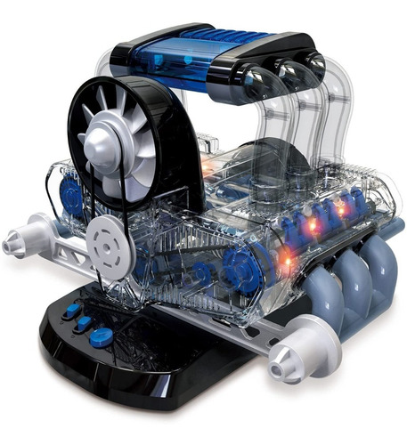 Motores Juguete/motor Plano V8 Para Construir - 320 Piezas