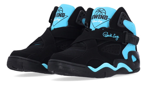 Tenis Patrick Ewing Rogue Negro Azul Original De Caballero