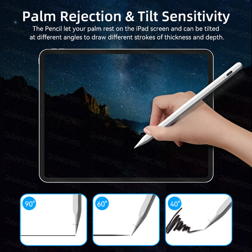 Lápiz Capacitivo Bluetooth Para Apple Pencil 2 1 Para iPad P