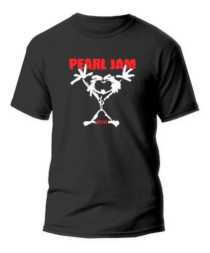 Imagen 1 de 2 de Polera Estampada Diseño Pearl Jam