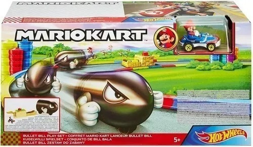 Pista De Mario Kart Lanzador Bullet Bill Hot Wheels