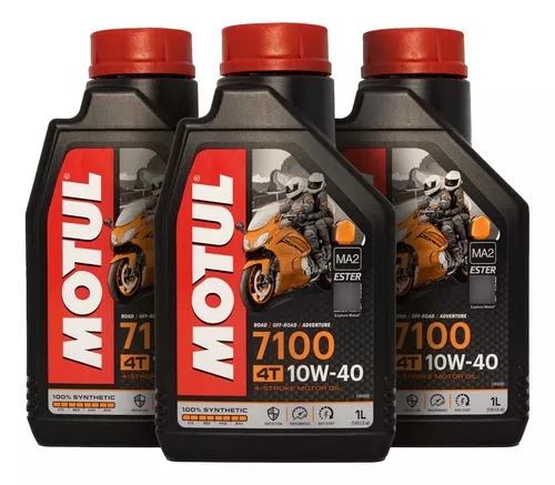 Motul 7100 10w40 100% Sintetico X3 Litros