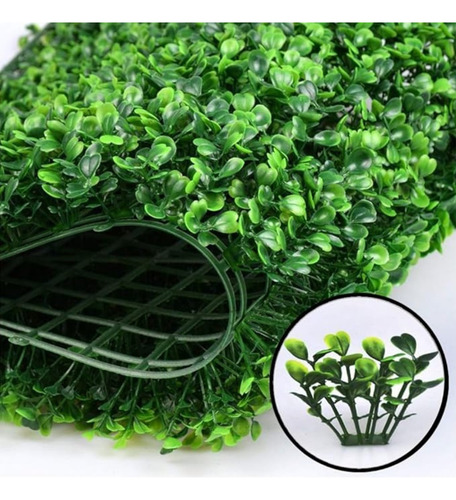 50 Placas Jardim Vertical Artificial Buchinho 60x40cm Planta