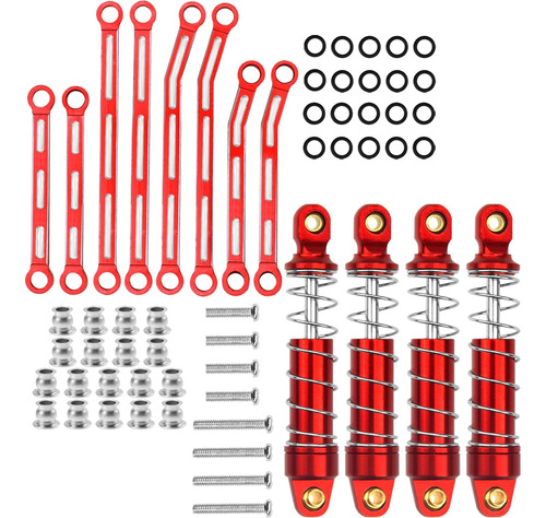 Amortiguador Rc 1/18, Amortiguador Ajustable De 52mm Y Enlac