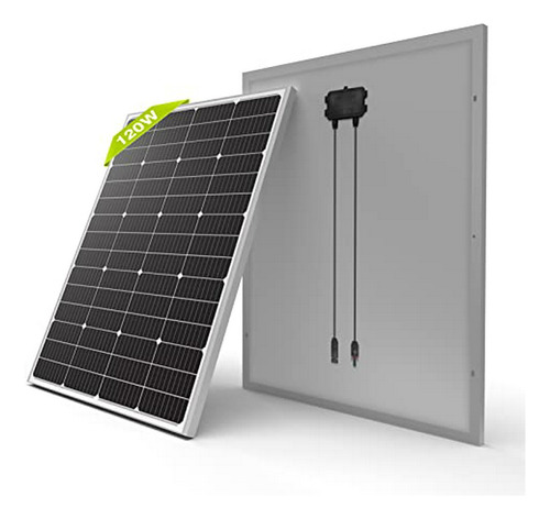 Panel Solar Monocristalino De 120w 24v De Alta Eficiencia