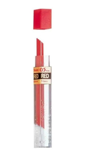 Grafite Colorido Vermelho 0.5mm Pentel Colors Hi-polymer