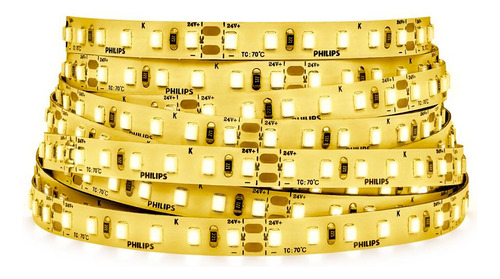Fita Led Philips 6w 5 Metros 24v 2700k 600lm/m