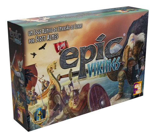 Tiny Epic Vikings - Jogo De Tabuleiro - Galápagos