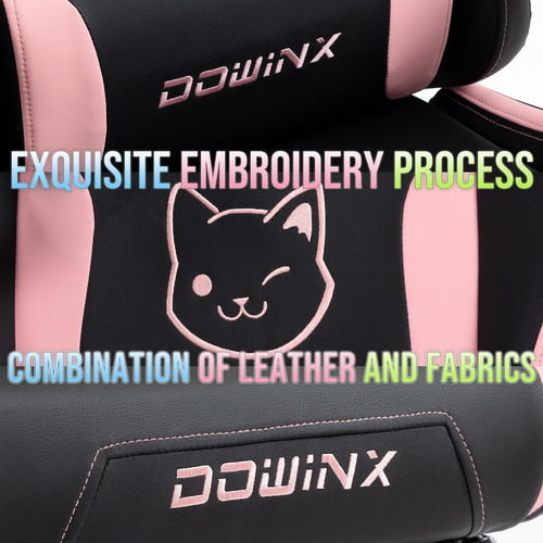 Dowinx Silla Para Juegos Linda Con Orejas De Gato Y Soporte