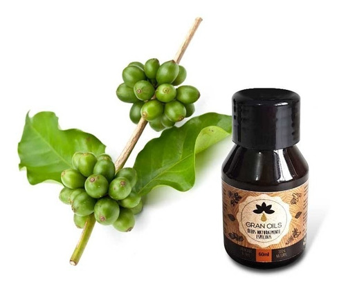 Óleo Vegetal De Café Verde 60ml - 100% Puro - Gran Oils