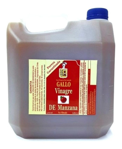 Vinagre De Manzana X 4 Litros - L a $18000