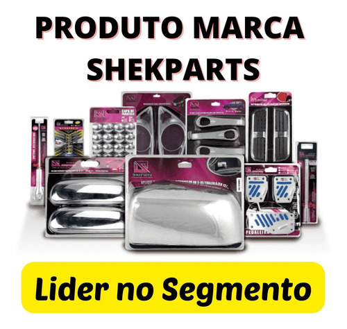 Kit Capa Maçaneta Externa Cromada Golf 1999 A 2008 Todos
