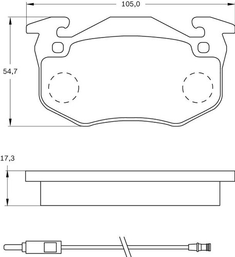 Pastillas De Freno Renault 18/twingo 15mm