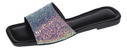 Mujeres Que Usan Sandalias Con Diamantes De Imitación Para U