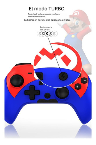Control Bluetooth Switch Pro Con Giroscopio Y Vibración