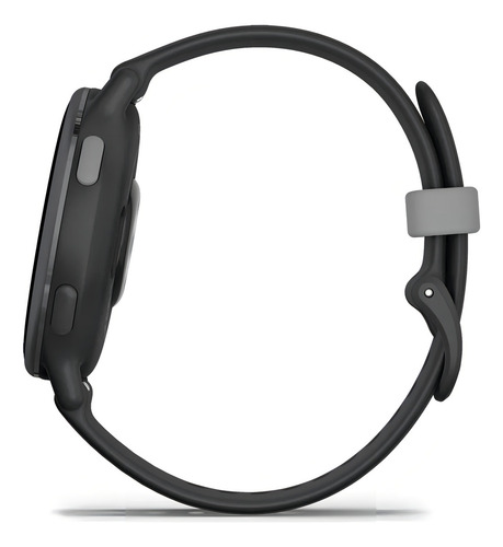 Relógio Garmin Vívoactive 5 Slate Aluminum Black Caixa Preto Pulseira Preto Bisel Preto