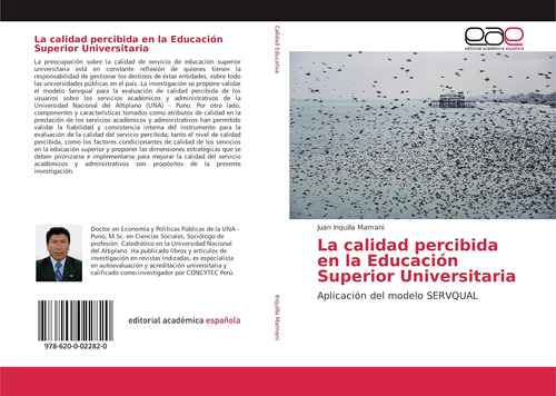 Libro: La Calidad Percibida En La Educación Superior Univers