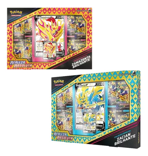 Box Pokemon Zacian Brilhante, Cor: Estampado - Copag : :  Brinquedos e Jogos