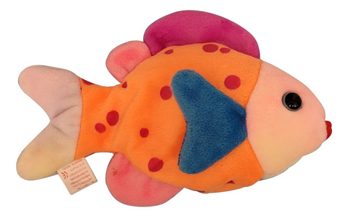 Ty Babies Lips Pez Multicolor Lunares Labios Rojos Año 2000