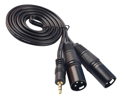 2 X 3.5mm (mini) 1/8 '' Cable Adaptador Esté A Doble Xlr