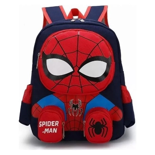 Mochila Escolar Infantil Barata De Superhéroes De Spider-man