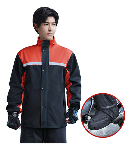 Traje Impermeable Para Hombre, Impermeable Y Reflectante, Di