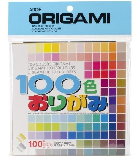 Aitoh M100c Papel De Origami, 5,875 Por 5,875 Pulgadas, 100 