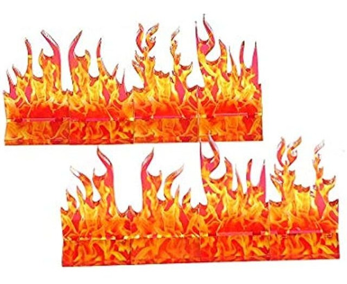 Wall Of Fire Miniature (juego De 8) Efectos De Hechizos, Te