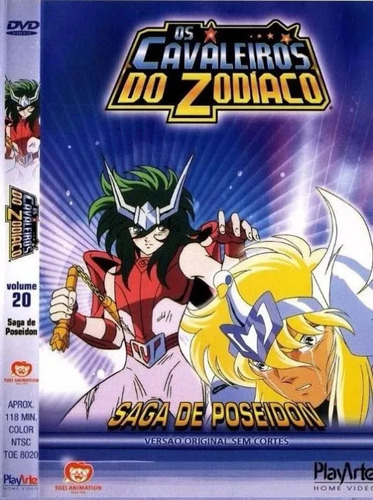 Dvd Os Cavaleiros Do Zodíaco Saga De Poseidon Vol 20