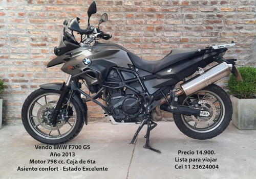 Imagen 2 de 2 de Bmw F700 Gs 2013 Full Full
