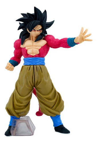 Figura Juguete Muñeco Dragon Ball Gt Goku Ssj4 Con Caja