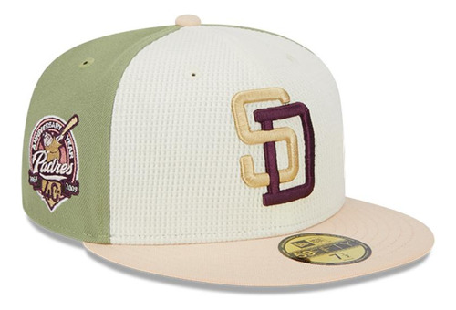 Gorro 59fifty San Diego Padres Thermal Front Green