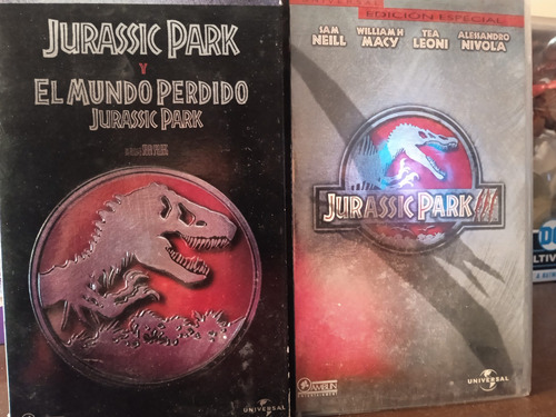 Box Set Jurassic Park Vhs. Trilogía 
