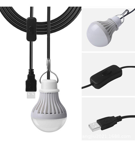Bombillas Led Para Acampar, 2 Unidades, Usb, Cama Infantil,