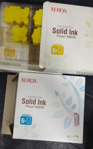 Tinta Sólida Xerox Original Lote Completo  Impresora 8860