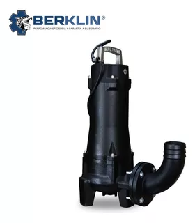 Berklin Electrobomba Sumr. De 3hp Para Agua Sucia Trif. 380v