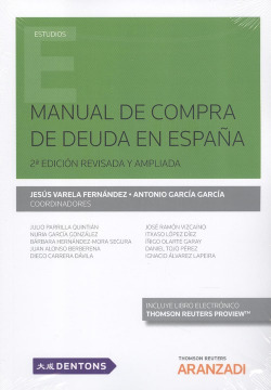 Libro Manual De Compra De Deuda En España Dúo De Aranzadi