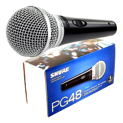 Shure Pg48 Microfono Alambrico Cardioide Dinamico Profesiona