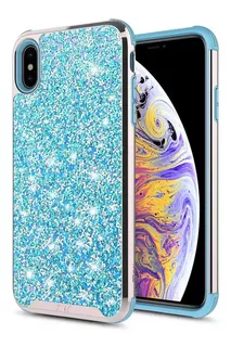 . Funda Zizo Diamond Azul Para iPhone XS Y X