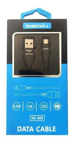 Cable Carga Rapida 3 Amperios Tipo Micro Usb V8 Profesional