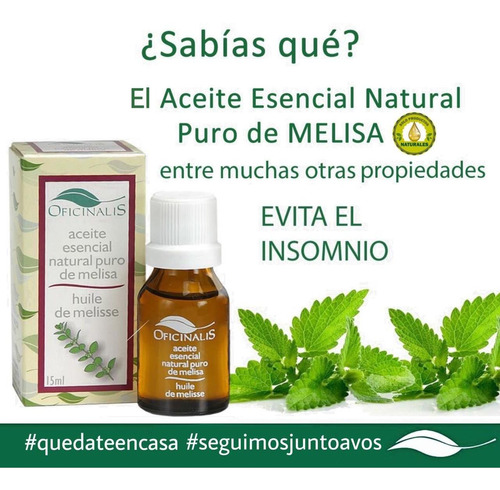 Aceite De Melisa X 15 Ml Oficinalis 