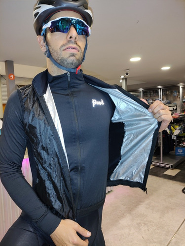 Imagen 10 de 10 de Chaleco Rompeviento Ultra Ligero Ciclismo Running-full Salas