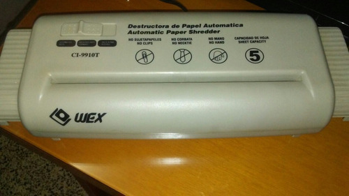 Imagen 3 de 3 de Trituradora De Papel