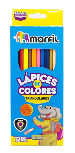 Lápices De Colores X12 Marfil