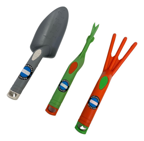 Kit Herramientas De Jardin 3 Piezas Plástico Resistente