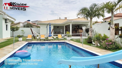 Imagem 3 de 30 de Casa A Venda Em Peruibe Com 820 M2 De Terreno Piscina Em Bairro Nobre 4 Suites - Ca01373 - 68092440