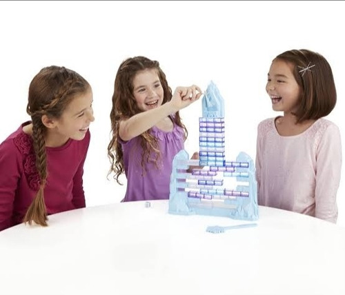 Frozen Castillo Elsa Modo Jenga Disney Hasbro