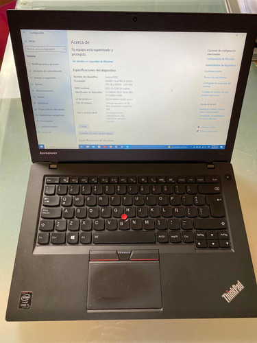 Laptop Lenovo T450 Thinkpad 8gb Negro (Usado)