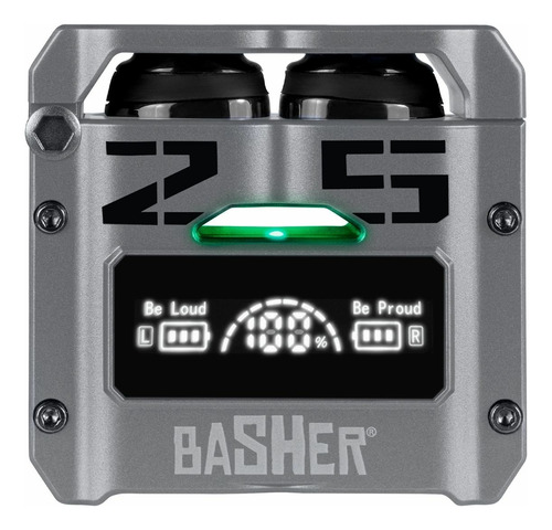 Audífonos True Wireless Bluetooth 5.3 Gamers Bash-4002 Negro