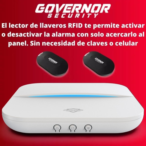 Panel De Alarma Gv-safe300 Kit-13 Blanco Barrera Infrarroja